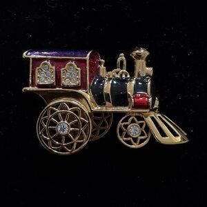 Train Brooch